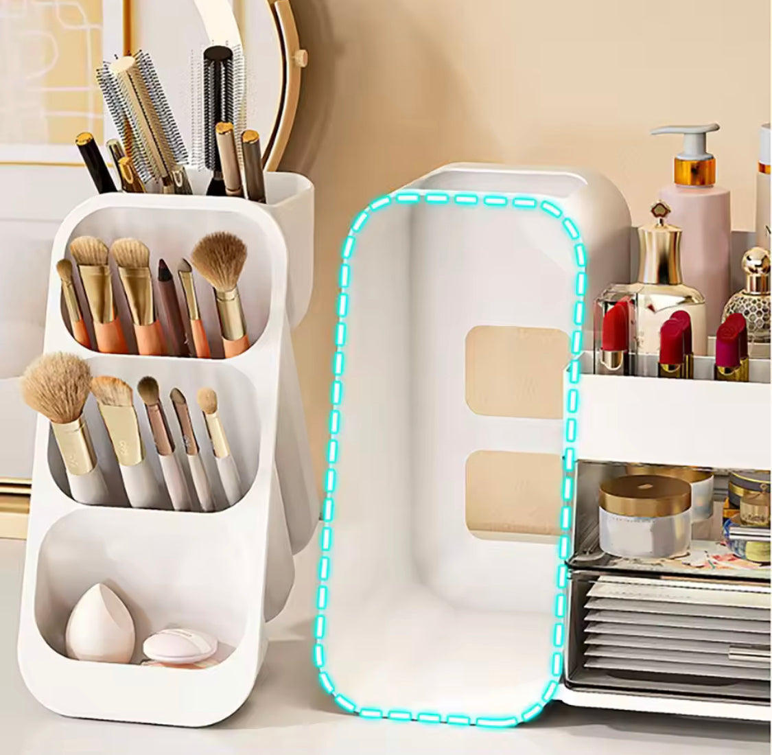 Makeup Organizer With Drawers - image 2