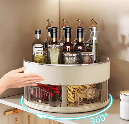 360° rotating spice organizer image 2