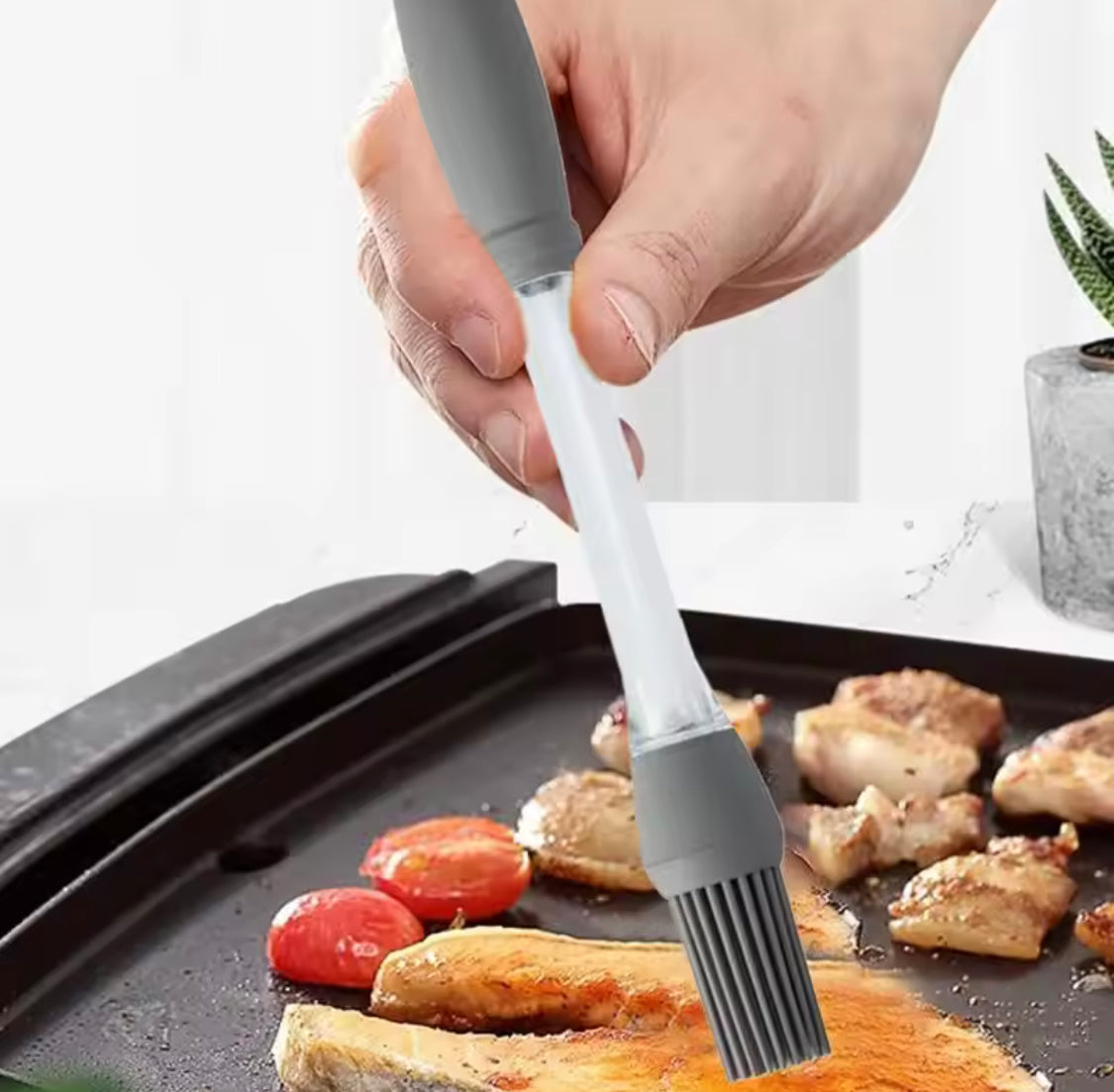 Silicone Grill Seasoning Brush - image 1