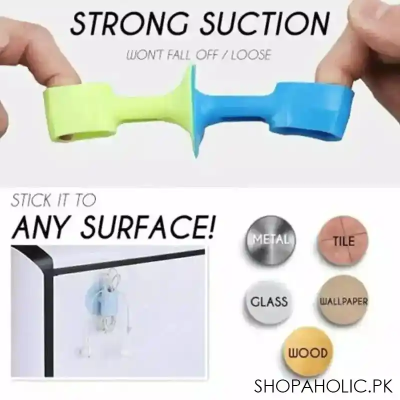 5pcs silicone anti collision protector door stopper image4