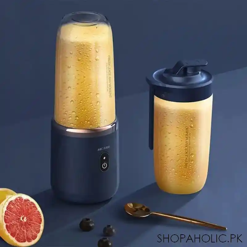 6 blends electric juicer with cup image2