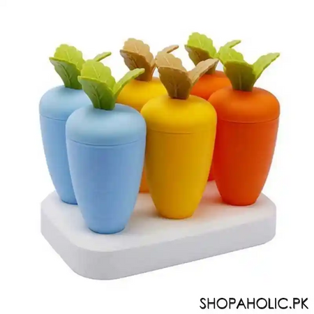 6 carrot colorful ice block mould image3