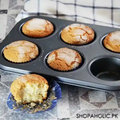6-Cup Non-Stick Muffin Baking Tray