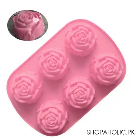 6 grid silicone chocolate mold image3