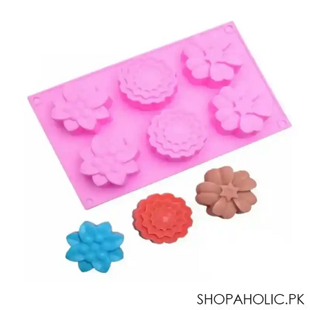 6 grid silicone chocolate mold image5
