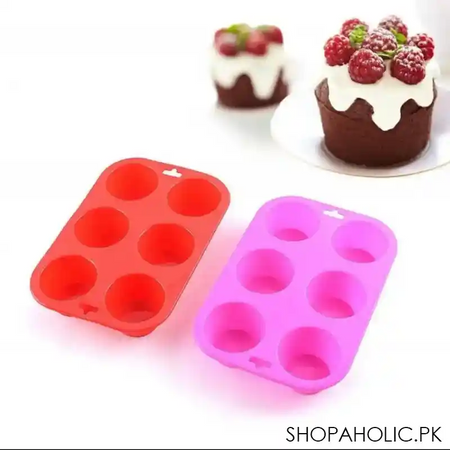 6 grid silicone chocolate mold main image