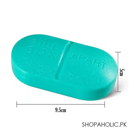 6 slots mini portable tablet shaped pill organizer image5