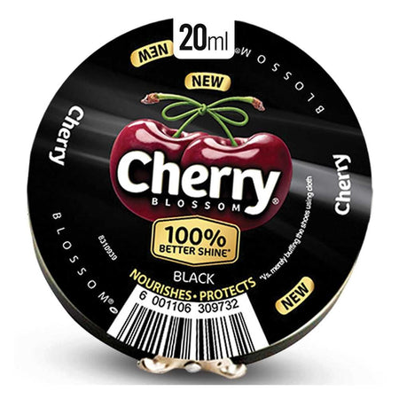 Cherry Blossom Black Shoe Polish, 20ml - Main Image
