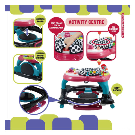 Tinnies 4 in 1 Multi-functional Baby Walker - BG-2023