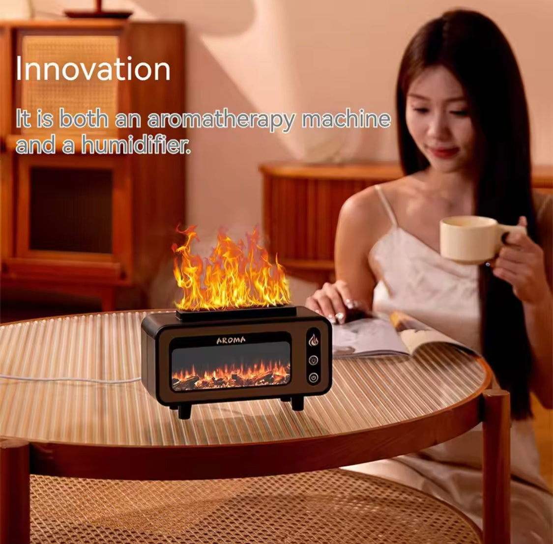 3D Fireplace Aroma Diffuser - image 3