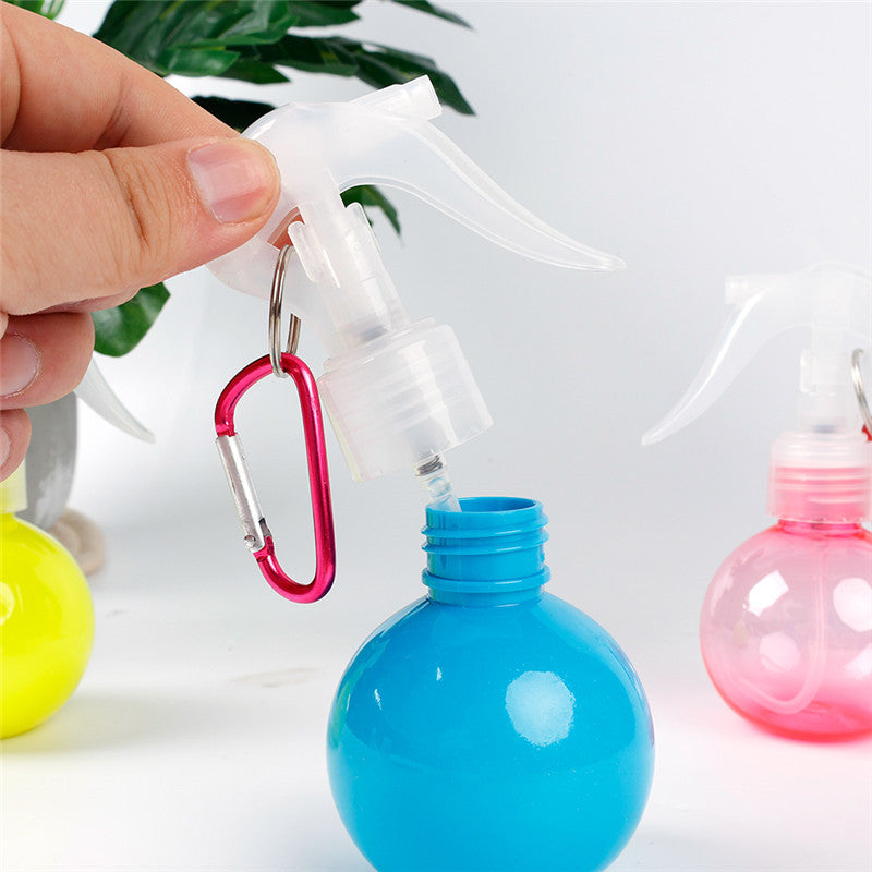 100ml Multicolor Round Shape Spray Bottle | Portable & Refillable with Hook image 5