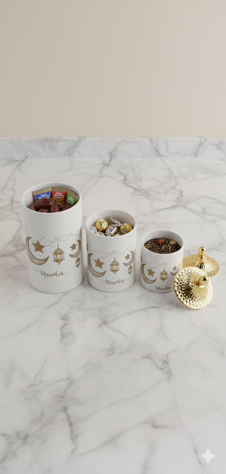luxury 3pcs ramadan special dates jar image 5