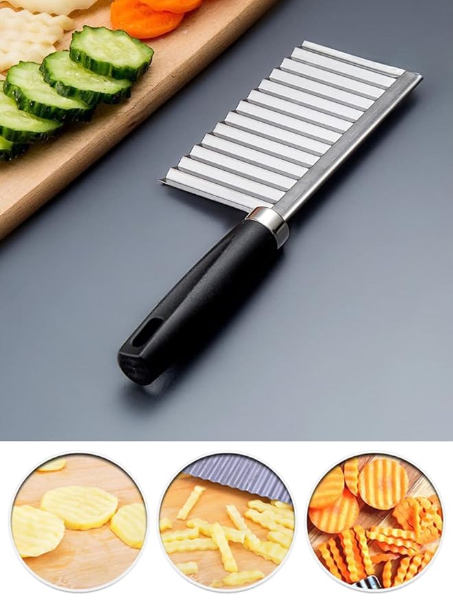 Crinkle Curl Knife Potato Chip Cutter image 3