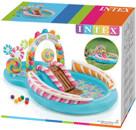 Intex Candy Zone Play Centre Pool With 6 Balls ( 9'8"X6'3"X4'3" ) – 57149