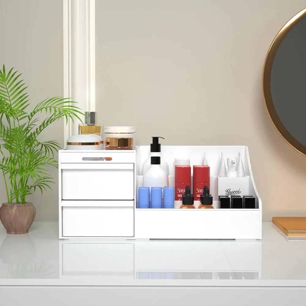 Imperial Multi-Compartment Desk & Cosmetic Organizer with Drawers main image