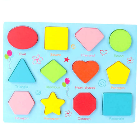 Chunky Shapes Wooden Puzzle