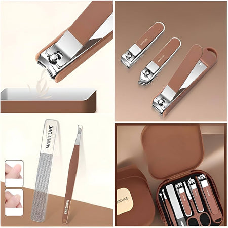 7pcs anti splash nail clipper image 7