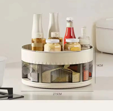 360° rotating spice organizer image 8