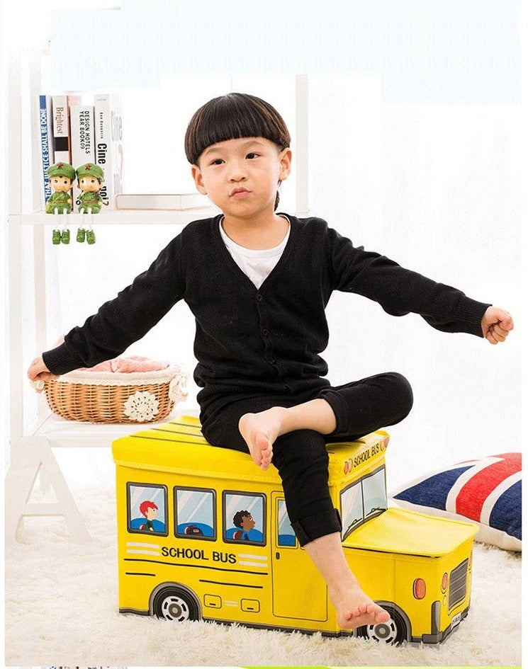 Bus Shape Storage Box (Blue) – Police Van