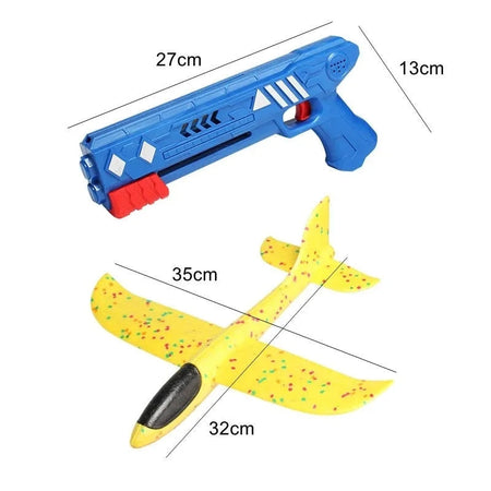 Gun Style Kids Catapult Plane Toy - image 5