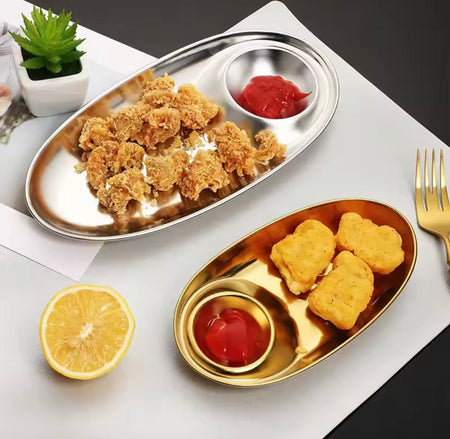 Stainless Steel Snacks Tray - Main Image