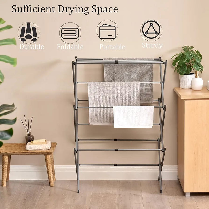 Premium Foldable Cloth Drying Rack – Space Saving image 2