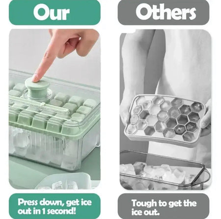 Creative One Button Press Type Ice Box - image 3