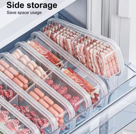3 compartments meal box with lid image 5