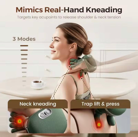heated pillow neck and back massager image 3