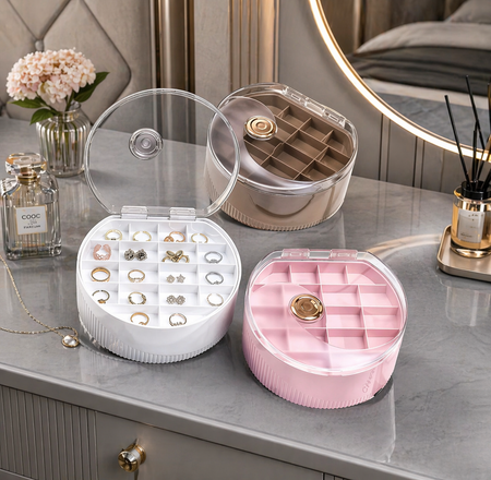 elegant multilayer earrings storage box main image