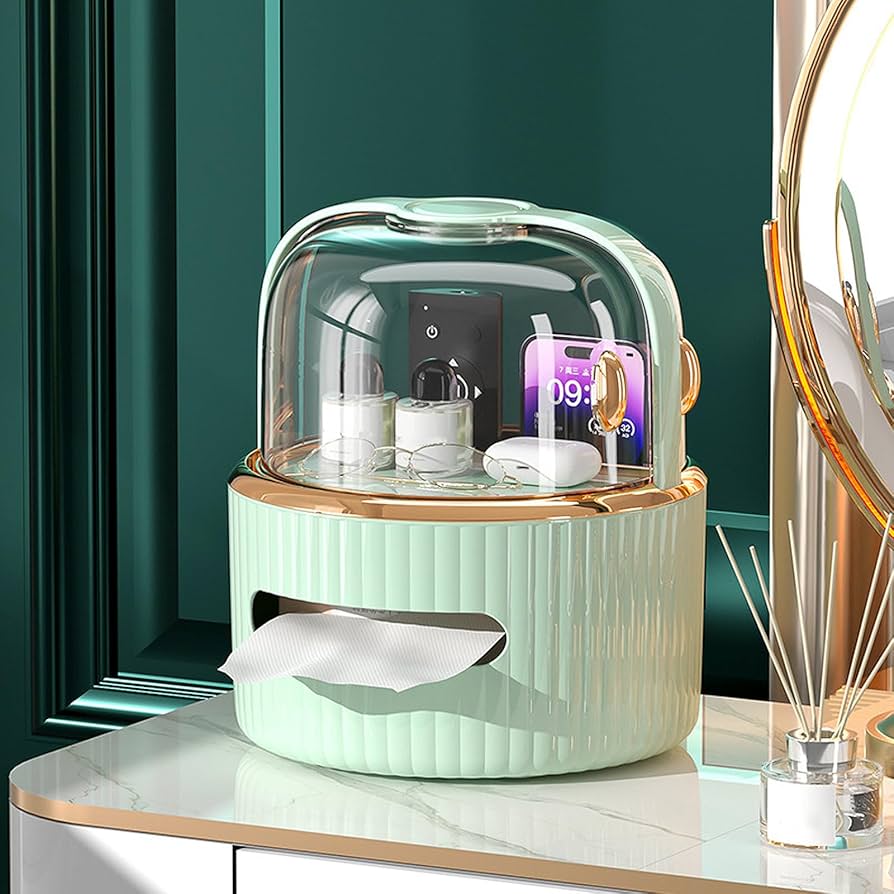 acrylic round vanity organizer main image