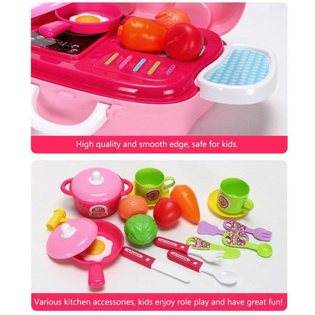 Kitchen Set With Portable Suit Case