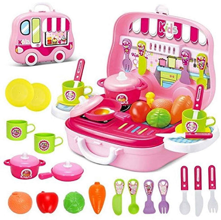 Kitchen Set With Portable Suit Case