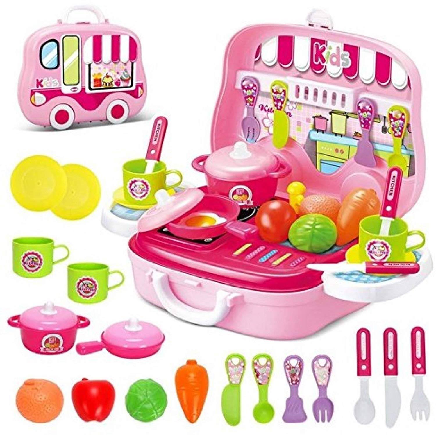 Kitchen Set With Portable Suit Case