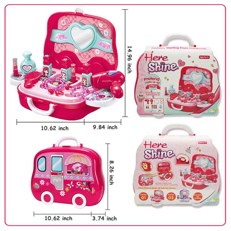 Makeup Beauty Set With Portable Suit Case