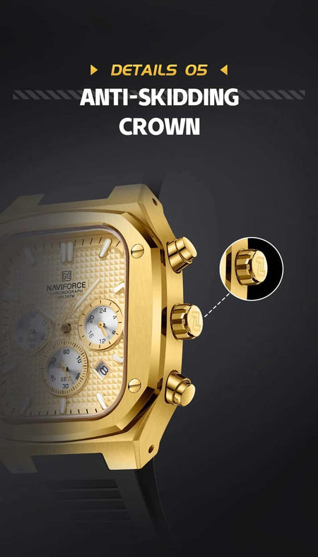 Naviforce NF-8037 Square Chronograph Edition image 15
