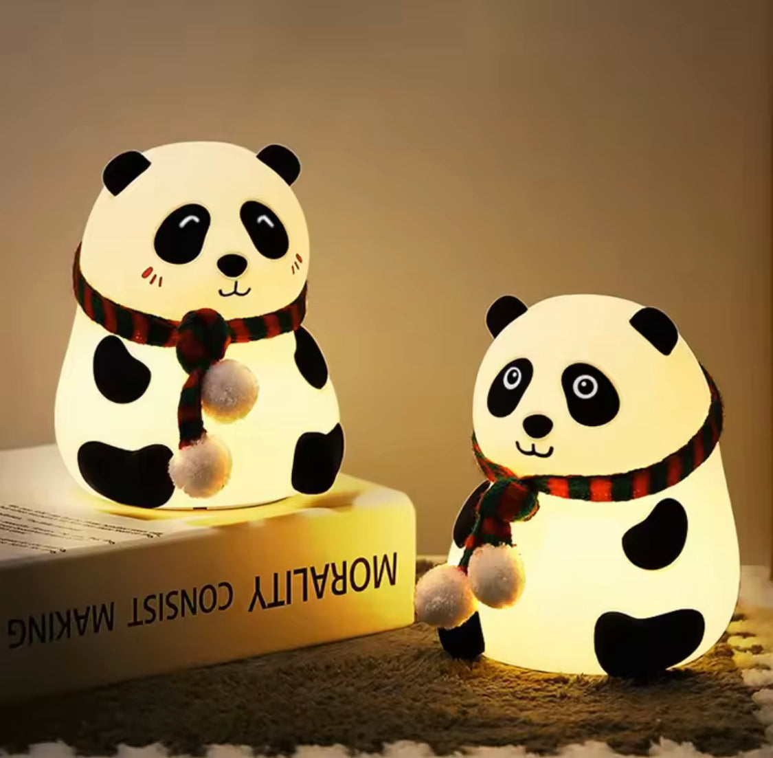 Cute Panda Night Light Lamp - Main Image