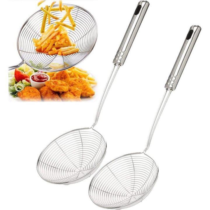 Stainless Steel Poori Strainer/Deep Fry Strainer-1Pc image 2