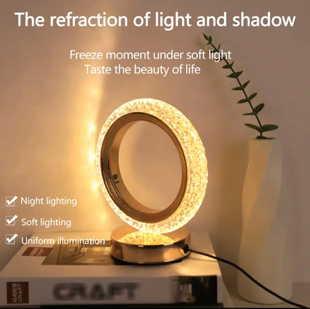 Round Shape Crystal Table Lamp - image 4