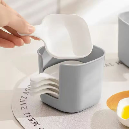Set Of 6 Plastic Sauce Dish - Main Image