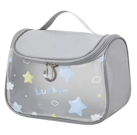 waterproof girly print toiletry bag image 7