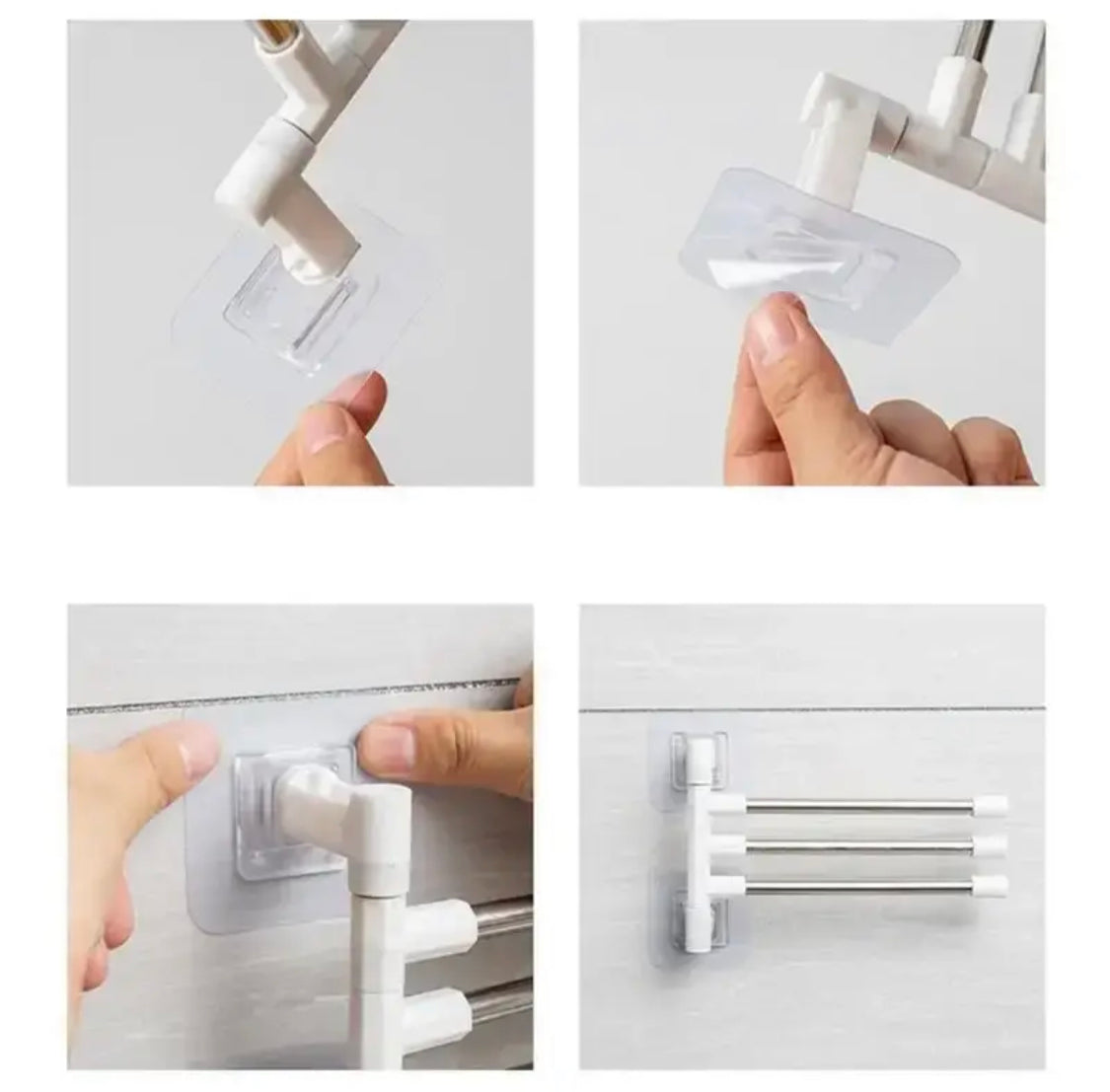 Multi Layer Hanging Folding Towel Rack - image 4