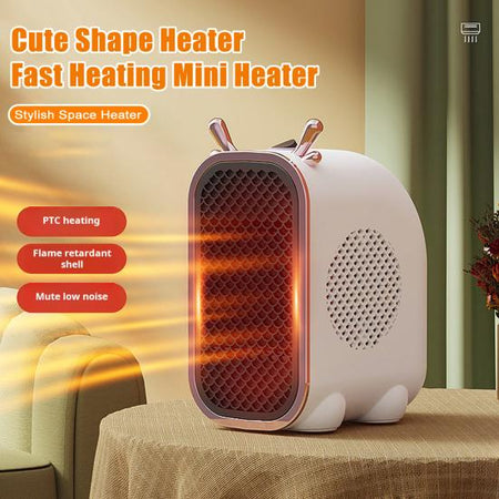 portable electric desk heater image 2