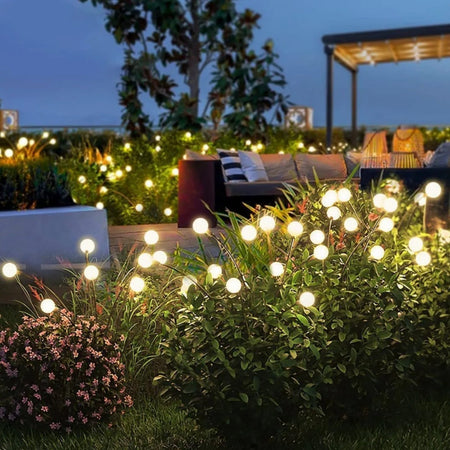 led solar firefly outdoor garden lawn lights image 5