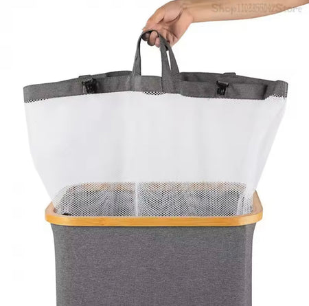 foldable laundry basket with lid image 3