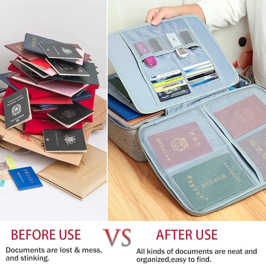 SAFE DOCUMENT BAG WITH LOCK/MULTILAYER FILE STORAGE BOX image 2