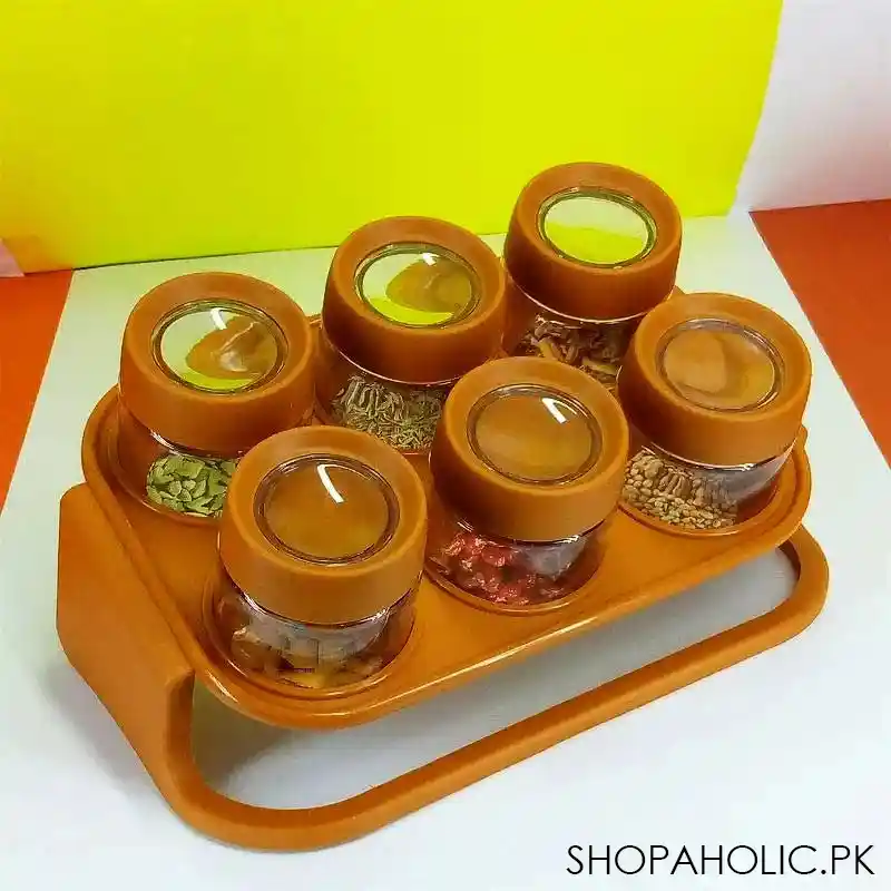 6pcs decora spice jar with rack image5
