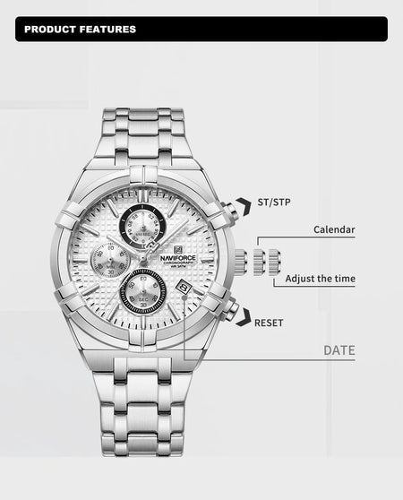Naviforce NF-8042 Chronograph Edition New Arrival image 15