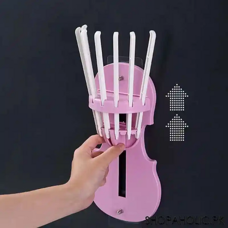 7 in 1 retractable wall mounted pull out rack image2