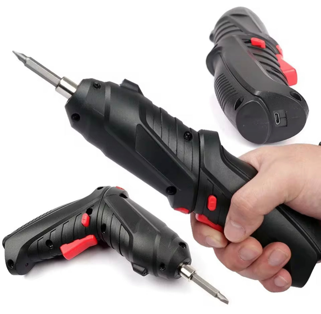 Rechargeable Cordless Screwdriver Tool Set - image 8
